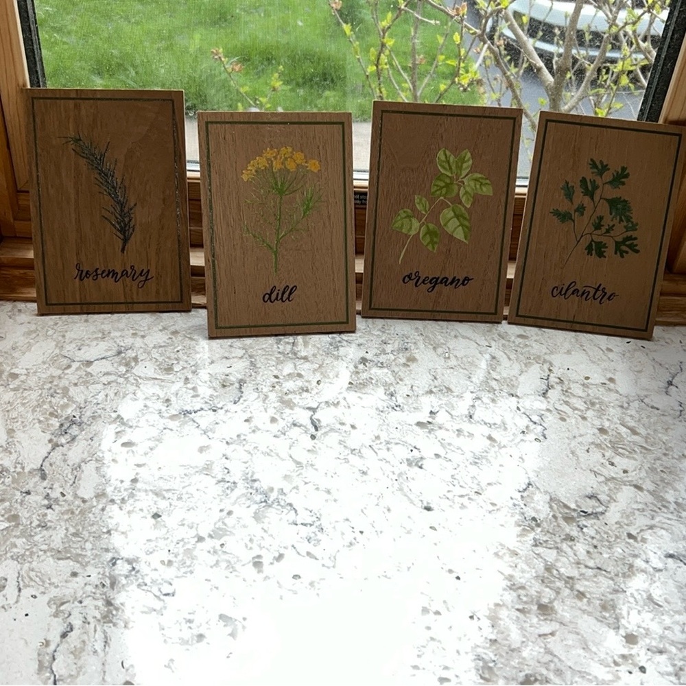 Kitchen wall art “herbs”